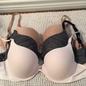 3 perfect shape tshirt bras by Victoria Secret